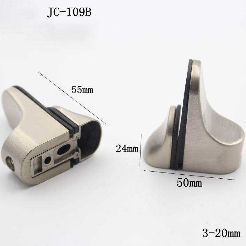 Zinc Alloy Adjustable Bracket Supports for Glass Wood Shelves (2pcs)
