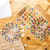 Flavinmci Crystal Glass Woven Fruit Plate Set