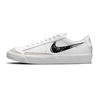 Blazer Low 77 GS Sketch - Weiß Schwarz Kinder Sneaker Pure-Platinum DM7819-100