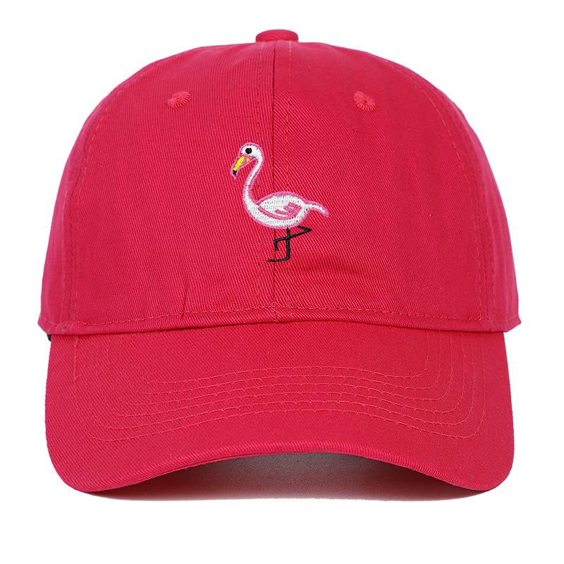 Embroidered Flamingo Soft Baseball Cap for Men & Women - Sun Protection Dad Hat