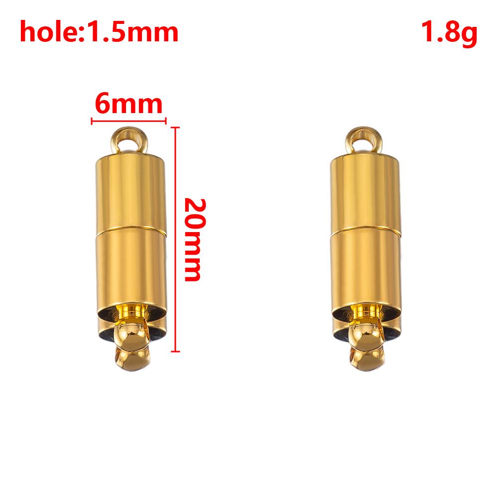 1 Set 2 Sets Verriegelbare Starke Magnetische Verschlüsse Magnetische Endverschluss Verbinder Schmuckherstellung DIY Armband Halskettenverlängerung Zubehör