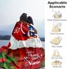 Christmas Socks Customize Your Name Blanket Cozy Customizable Blanket Warmthful Decor Great for Office Chair Seaside Bedding Bed Ideal for All Seasons