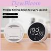 Modern Minimalist Magnetic Digital Timer With Silent Recall For Kitchen Cooking And Study Tasks