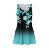 Women's Casual Sundress With Pockets Summer Boho Beach Dress Floral Blouses For Women T-Shirts Dress V Neck Loose Tank Dresses