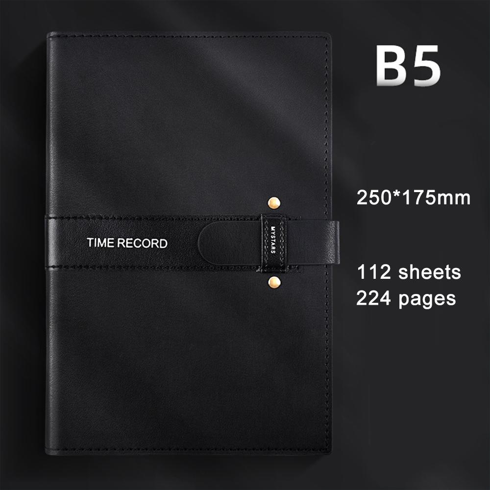 (Kostenlose Logogravur) B5-Business-Notizbuch mit Schnalle, Notizblock für Studenten, Tagebuch, Besprechungsprotokolle für die Arbeit, Notizbuch für Themen