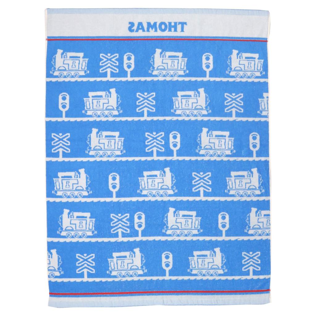 Marushin Thomas the Tank Engine Towel Cute Perfect Gift for Girls and Character Nap 4605006000 Children's Blanket, 100% Cotton, Boys, Blanket, Summer,