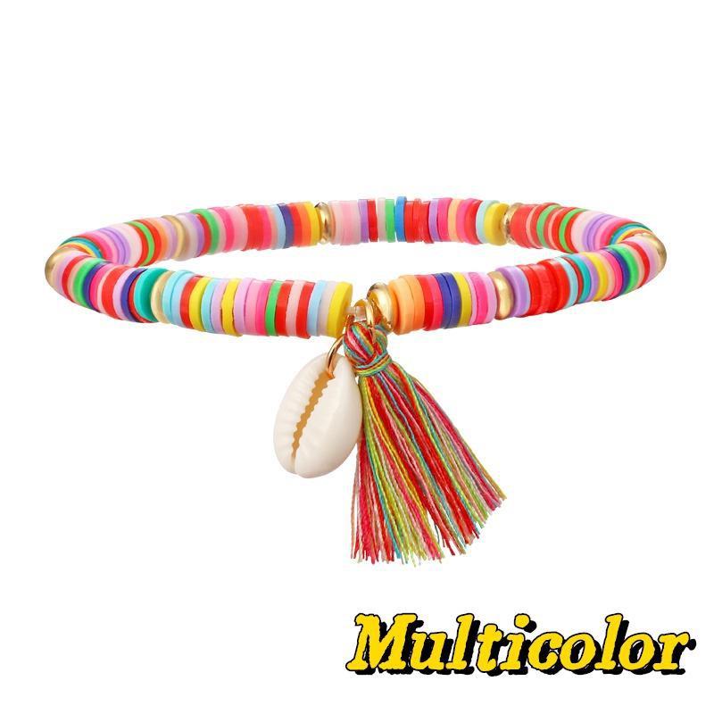 8 Colors Boho Shell Anklet Set Gold Ankle Bracelet Beaded Anklet Beach Footwear Accessories for Ladies and Girls