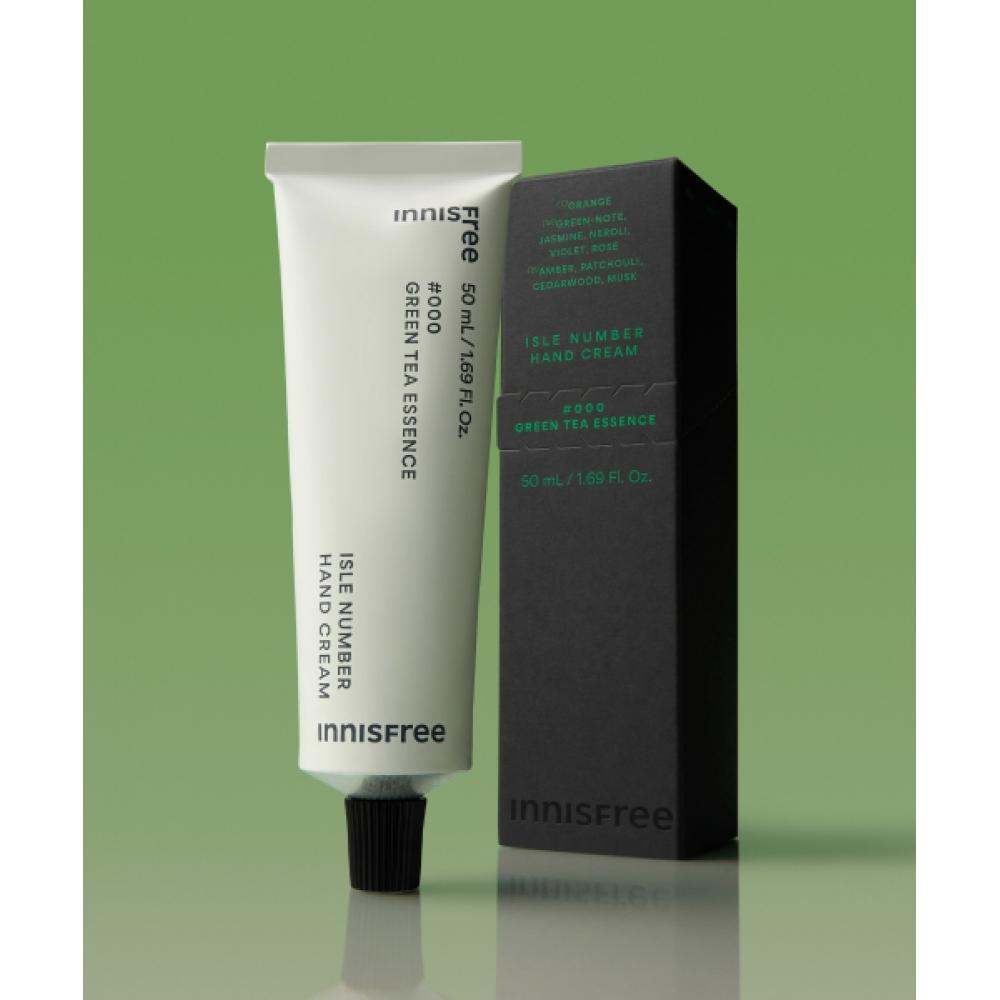 Innisfree Крем для рук Isle Number [Эссенция зеленого чая] 50 мл FREE