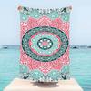 Colorful Mandala Pattern Beach Towel Patterned Sunscreen And Windproof Suitable For Swimming Pool Camping Travel Blanket