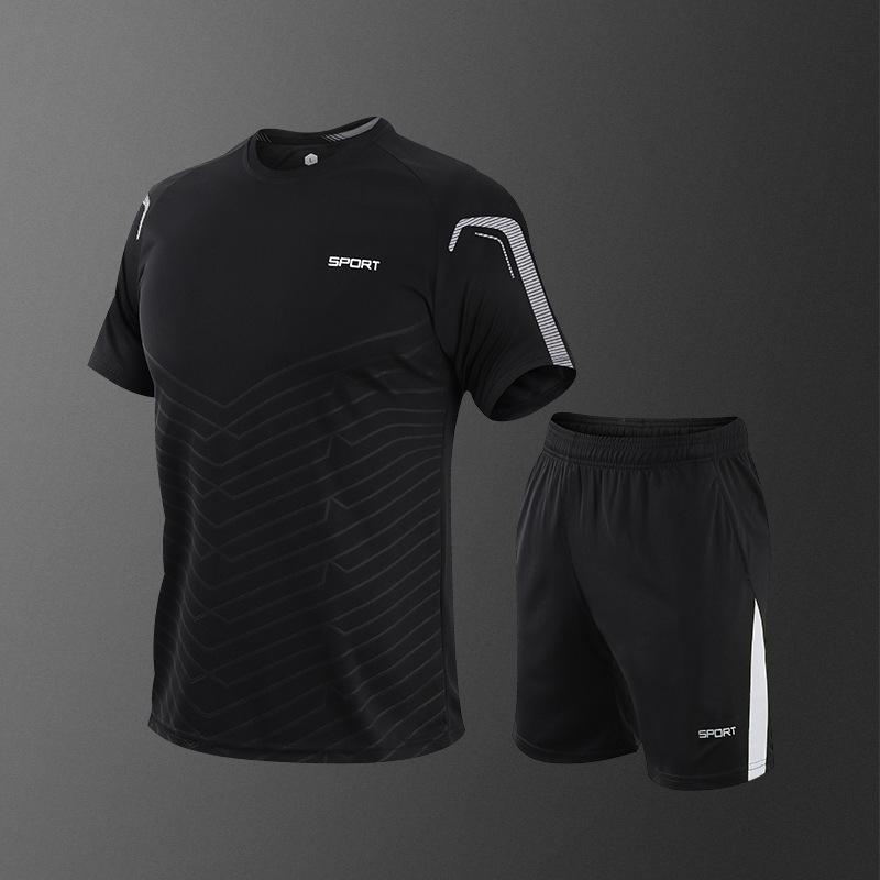 Unisex Quick-Dry Mesh Sports Suit: Sweat-Absorbent Fitness Wear for Running, Basketball, & Outdoor Training 4XL чёрный