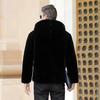 Fur Mink Fur Coat Men's Winter Coat Hooded Men's Mink Fur Men's Imitation Mink Fur Jacket Men's High-end