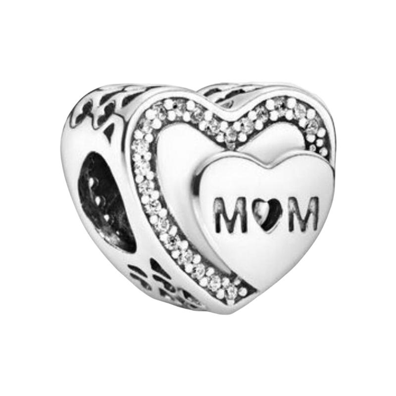 Pandora Heart Shape Decoration Jewelry Accessories Women's Silver 792070CZ