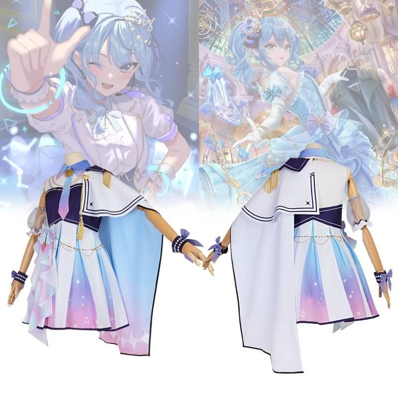 Suisei Hoshimati Cosplay Costume Polyester Fabric Anime Role Play Girl Clothing