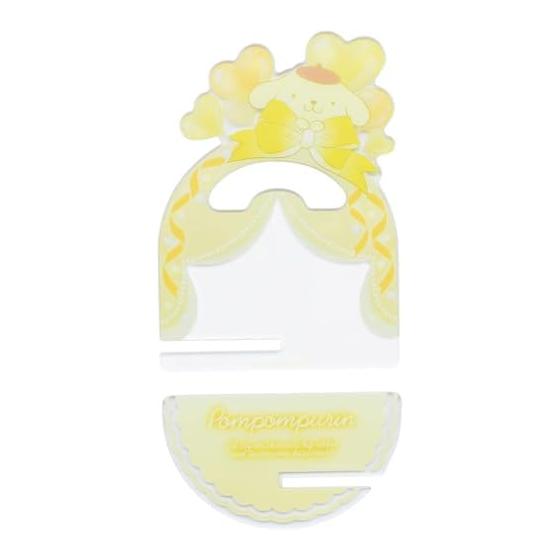 Tez Factory Sanrio Characters Acrylic Can Badge Stand Pompompurin SR-5545209PU (Supports Can Badges up to 60mm)