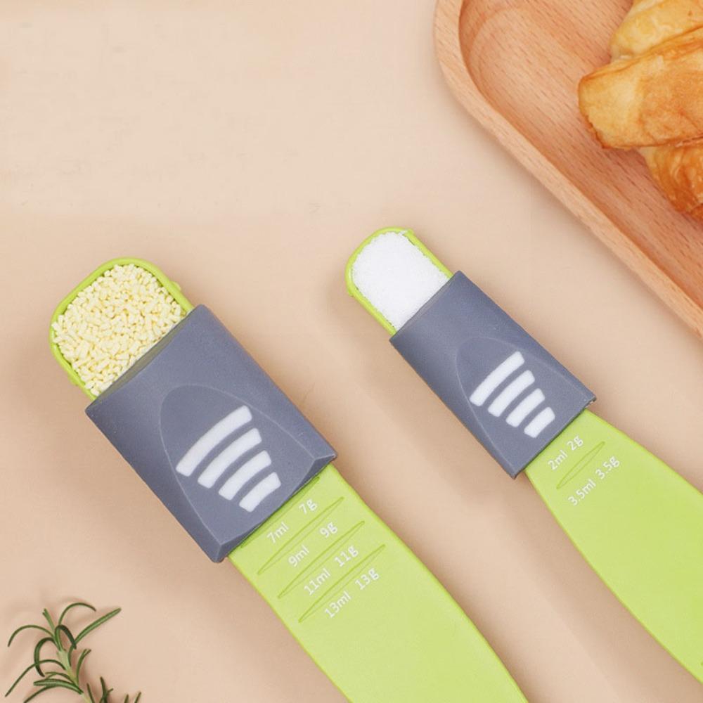 Kitchen Tools: Roasting Measuring Spoon With Scale, Grams, Household Salt Spoon, Coffee Measuring Spoon Adjustable Spoon