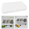 1/64 Model Car Wheel Storage Box Acrylic Display Case Organizer Clear for Boys Kids Adults