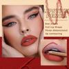 12 Farben Matte Lip Liner Set Highlights Die Farbe ist nicht leicht zu verwischen Dauerhafte Antihaft-Tasse Gold Tube Wasserdichtes Matte Lip Liner Damen-Make-up