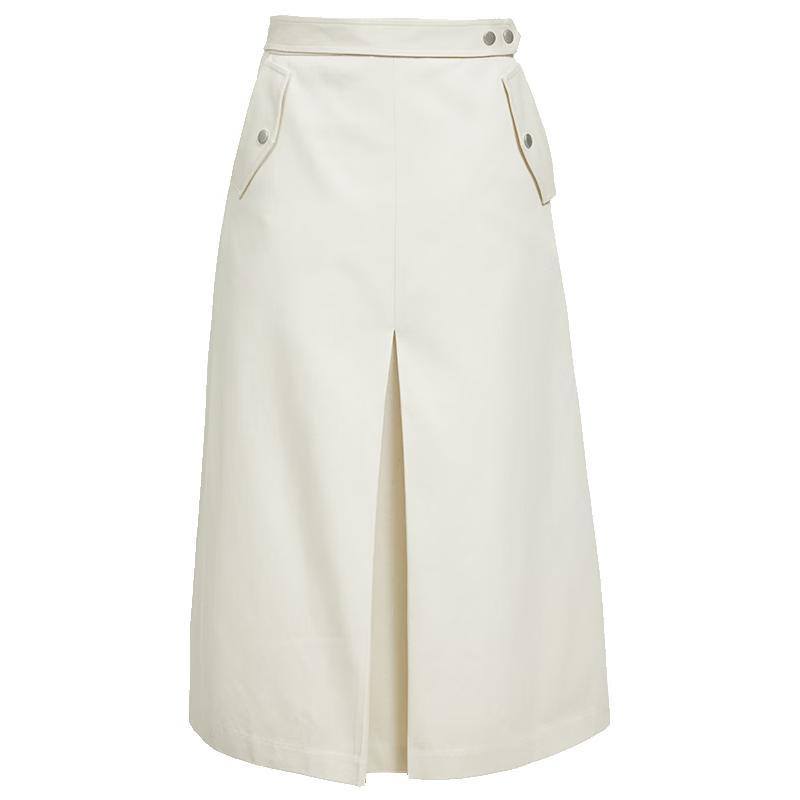 VEROMODA High-Waisted A-Line Midi Skirt with Belt
