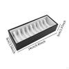 10 Grids Bangle Organizer Jewelry Tray Rectangle Bracelet Storage No Lid for