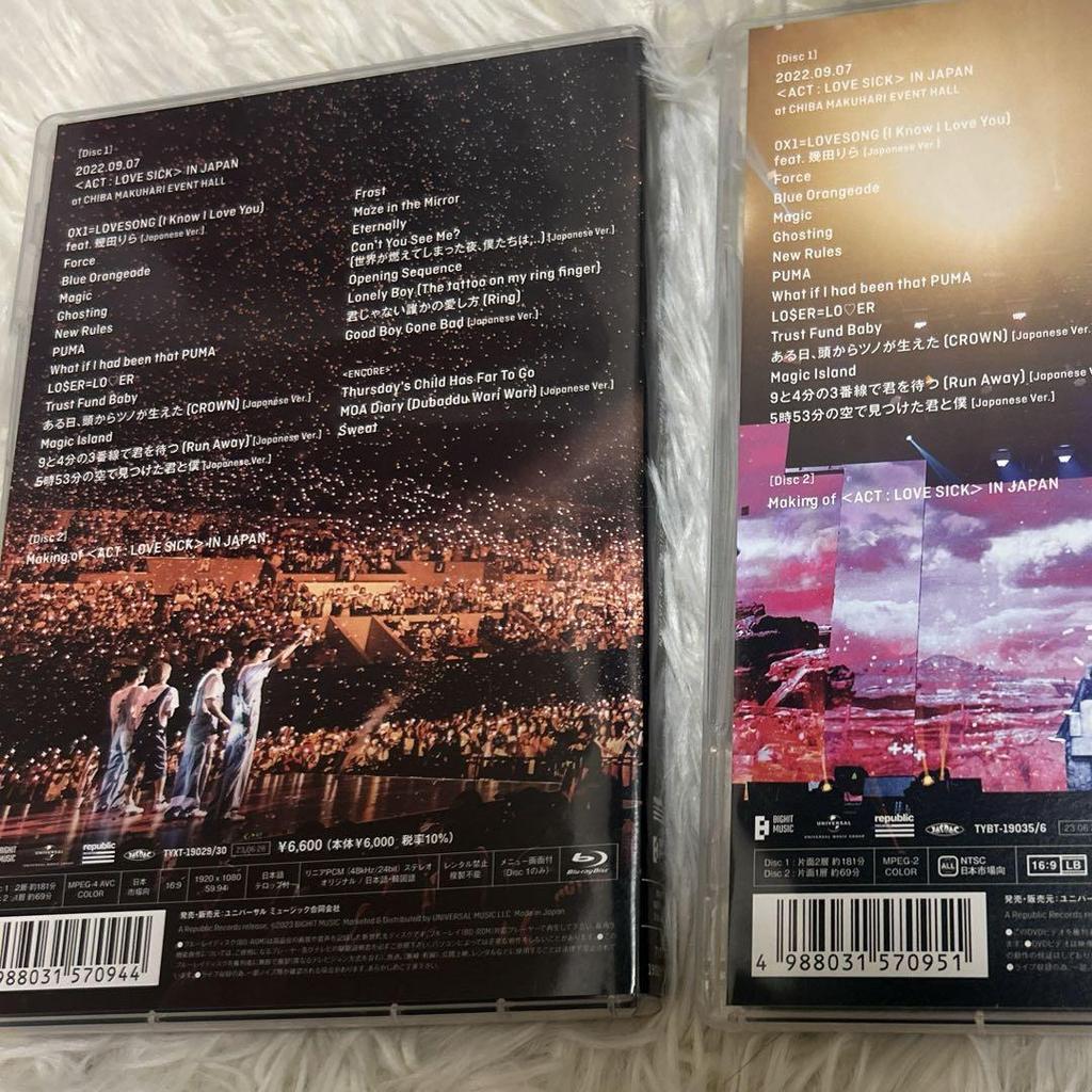 [USED] TOMORROW X TOGETHER ACT:LOVESICK BluRay