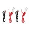 Easy Install Electric Fence Tape Connector Red and Black Electric Tape Connector