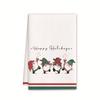 Christmas gift hanging kitchen towel hand wipe absorbent towel household bathroom cartoon hanging towel cleaning rag