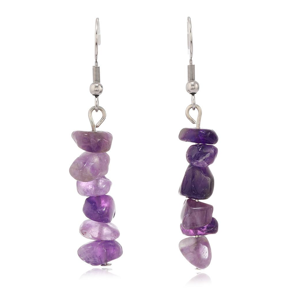 New European and American Fashion Light Luxury Long Earrings Women's Simple Handmade DIY Geometric Earrings