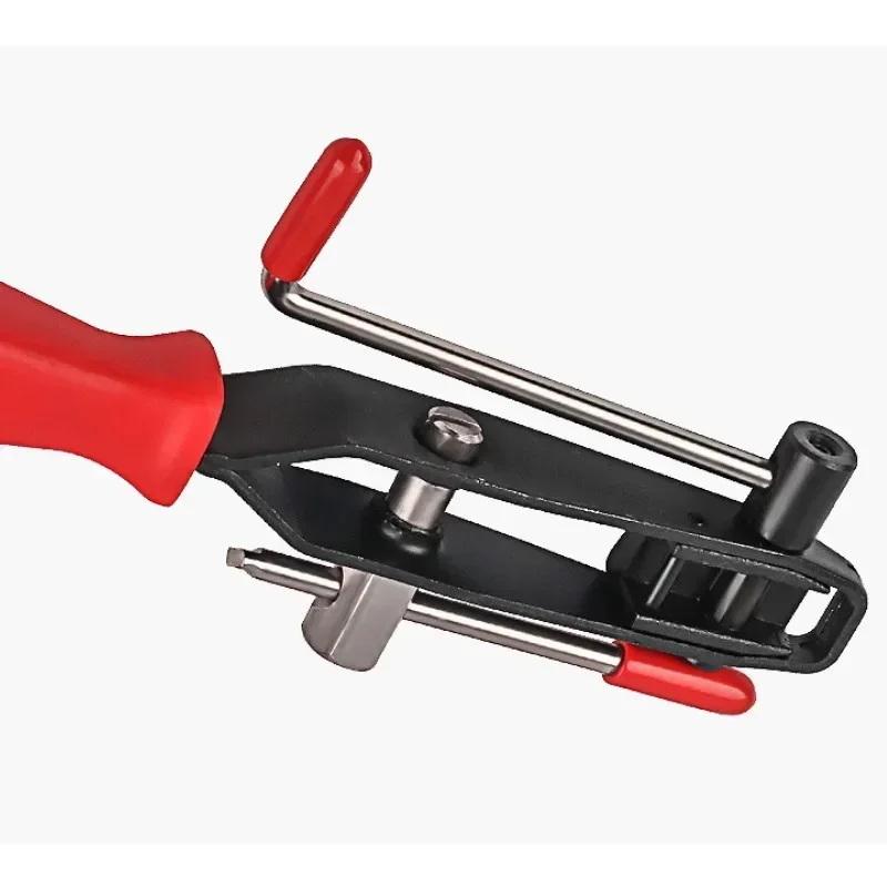 Pince durable pour collier de soufflet de cardan Kit d'outils à main pour bande de voiture Kits de réparation automobile Pour tuyau d'échappement filtre à carburant Outil d'installation manuelle