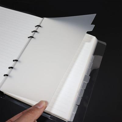 Für A5/A6 Notizbuch, Tagebuch, Buchaufkleber, Binder-Index-Trenner, Binder-Index-Trenner, Seitenteiler