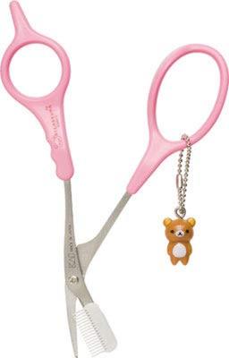 Rilakkuma DX Eyebrow Scissors with Comb