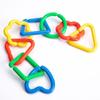 20pcs Link Clip Plastic Hooks Interchangeable Link for Classroom Playroom Children Learning Toy Parrots Bird Toy
