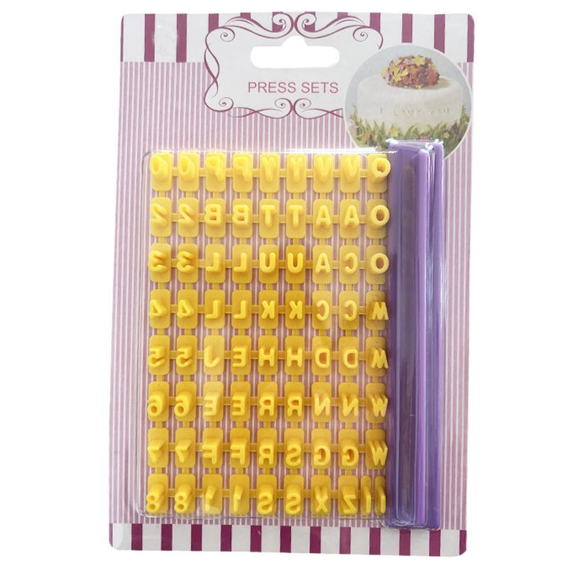 Letter & Number Cookie Stamp Molds – Letterpress Cake Tools