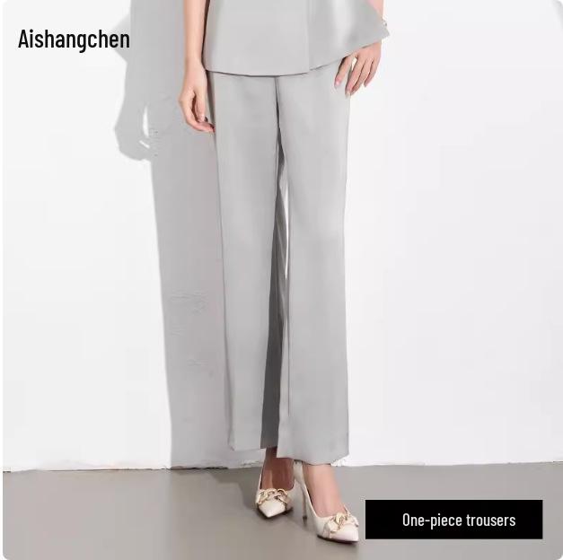 

Весенне-летняя новинка - легкий профессиональный костюм с рукавом семь восьмых и брюками - формальная одежда в новом китайском стиле XL