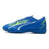 Puma Ultra Play Comfortable TT (Rubber Studs) Durable Soccer Shoes Men Soccer Shoes Blue White Green 107528-03