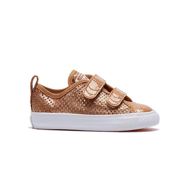 Converse Chuck Taylor All Star Pacific Lights Comfortable Casual Low Top Walker Shoes Baby sneaker Copper 764279C