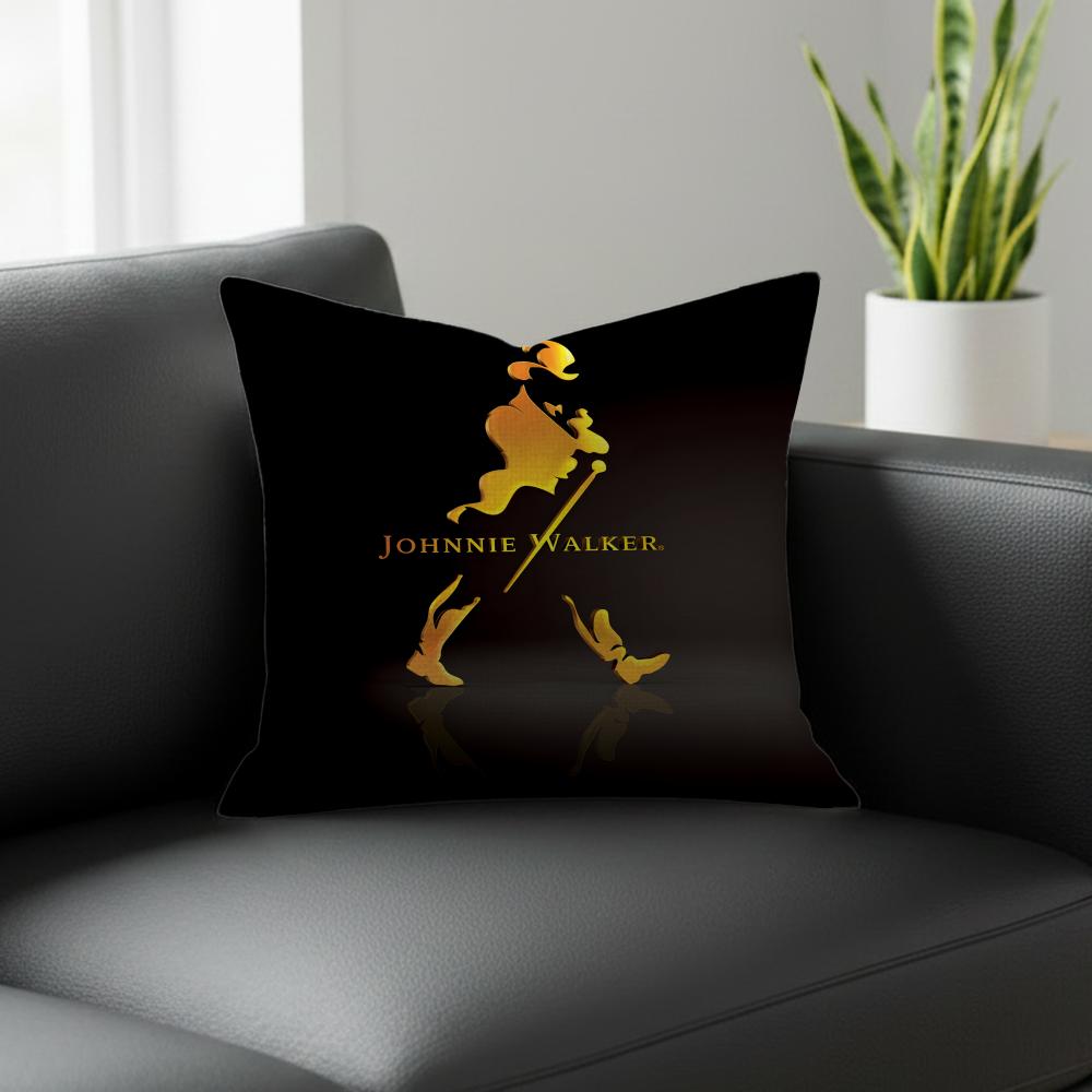 Brand Johnnie Walker Cushion Cover Natural Linen Pillowcase Set AllinOne Decor for Sofa Bedroom Chair