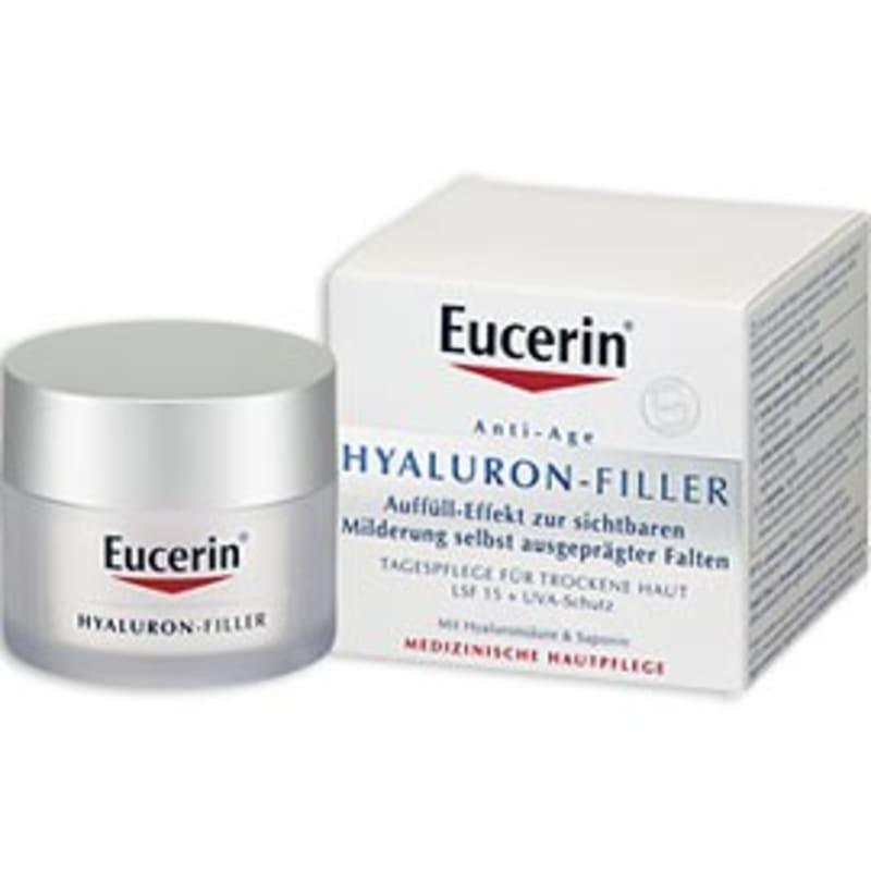 

Eucerin Hyaluronic Filler Day Cream (Dry Skin) SPF15, 50ml - Single