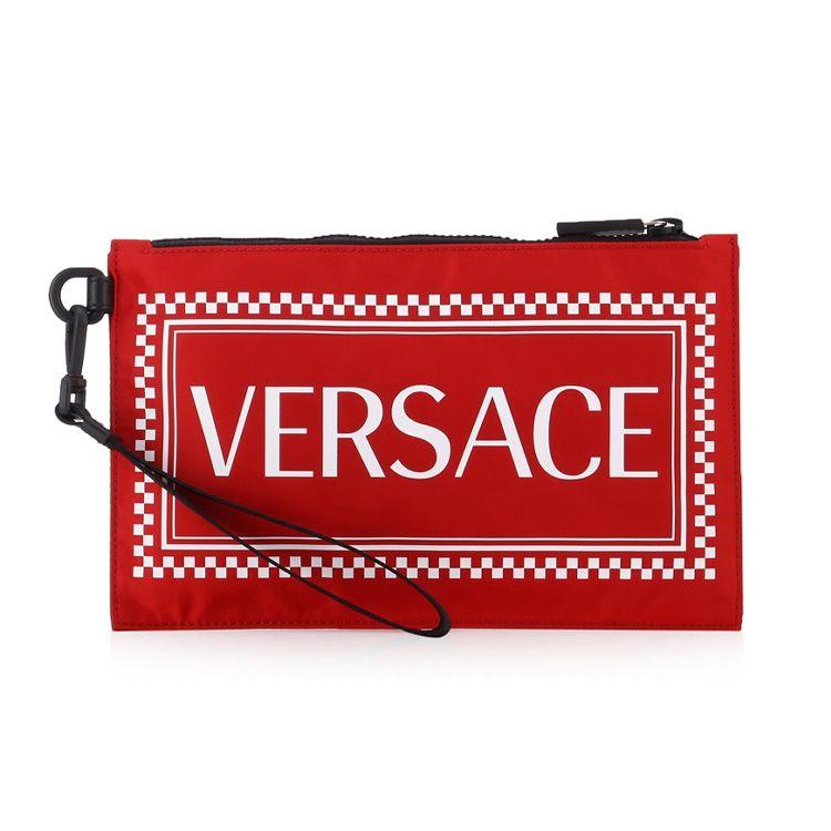 

Versace Letter Pattern Nylon Clutch Unisex Clutch Red DP84725-DNYVER-KR3BN Basic Set (Bag+Dust Bag)