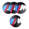 56/60/65/70mm Car Badge Wheel Center Cover Stickers Hub Caps Decal For BMW M Z4 M3 M5 M6 X3 E46 E90 E39 F10 F20 F30 G20 E60 X6