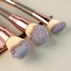 7Pcs/Set Makeup Brush Kit Portable Professional Foundation Loose Powder Blush Eyeshadow Concealer Lip Eyebrow