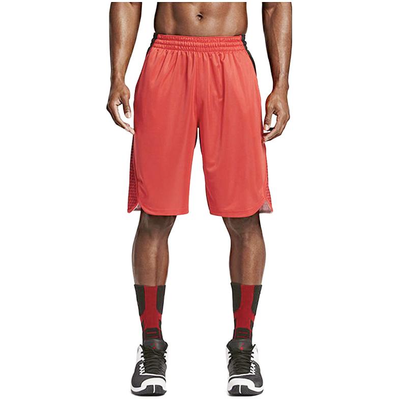 Jordan Gradual Color Block Straight Basketball Shorts Men Bottoms Red 800921-696