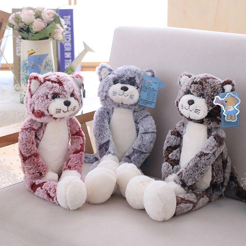 Adorable Large Cat Plush Toy Soft Cute Stuffed Doll Perfect For Christmas Gift
