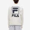 Fila Printed Logo Casual Crew Neck Sweatshirt Men Sweatshirt White F11M219208F-IV