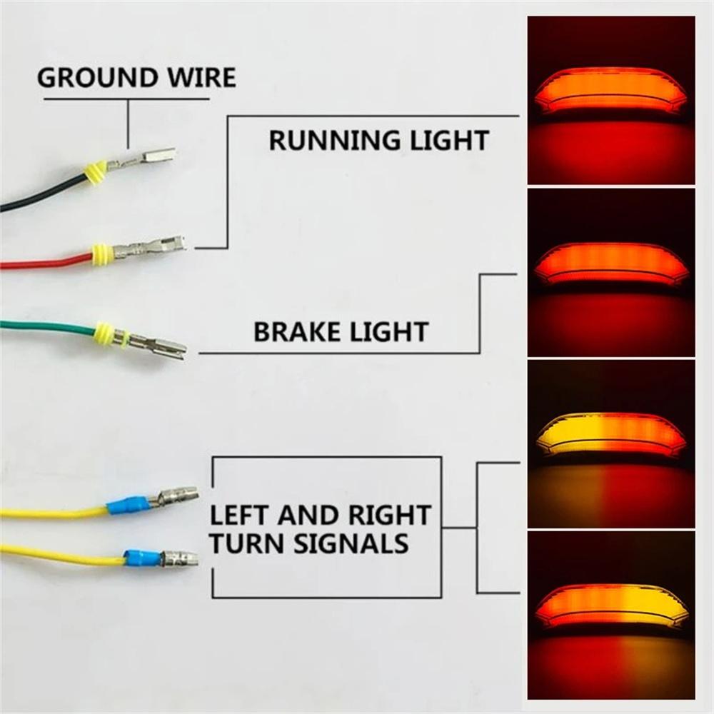 Led Tail Light Turn Signal Integrated Tail Light Fit for Honda CBR600RR  2013-20