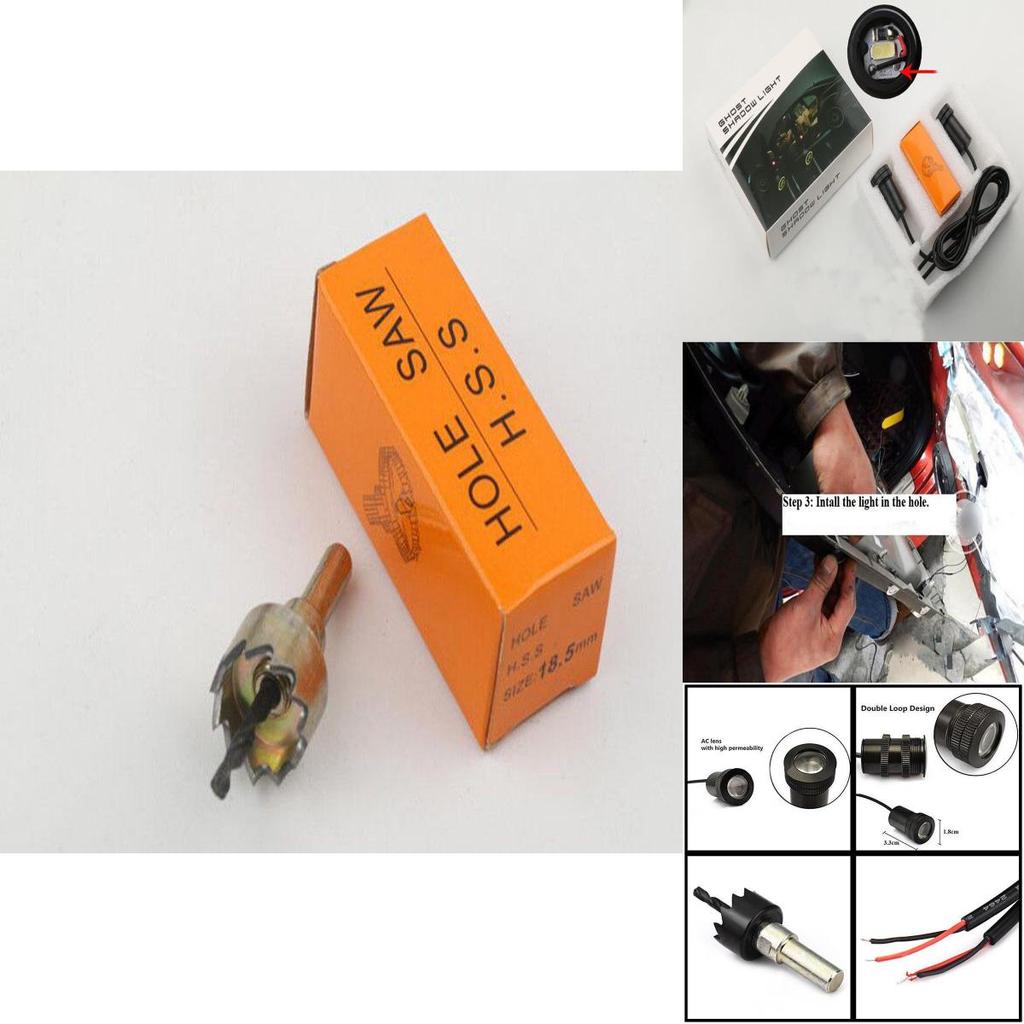 2pcs Auto Logo Door Welcome Light Car Led Laser Projector For Lights