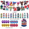 Set Decorazioni Festa di Compleanno Poppy Playtime Con Palloncini Per Celebrazioni