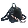 Leather Backpack Black Women'S Bag First Layer Cowhide Double Mezzanine Zipper Backpack Travel Bag
