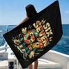 1Pc Quick Dry Beach Towel Size 67, Suitable For Pool, Camping, Vacation And Yoga, Perfect Gift For Family, Friends And Kids