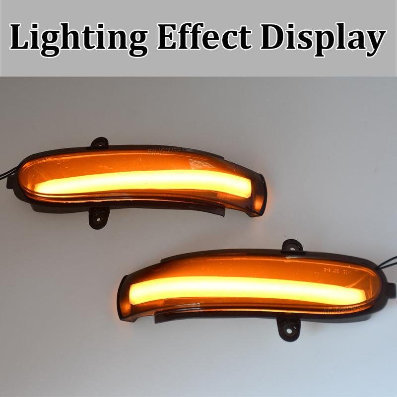 2 X For Mercedes Benz E-class W211 S211 2002-2006 G-class W463 Facelift Side Mirror Indicator Lamp LED Dynamic Turn Signal Light