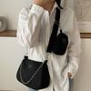 Chain Female Solid Color Wide Shoulder Strap Handbag Phone Pocket Single Shoulder Bag Crossbody Bag